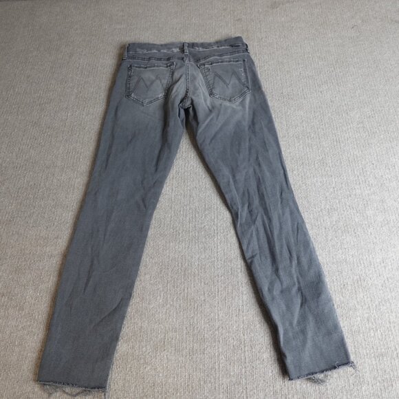 Mother Womens Jeans 28 Gray Looker Ankle Fray Made in USA - Picture 12 of 13